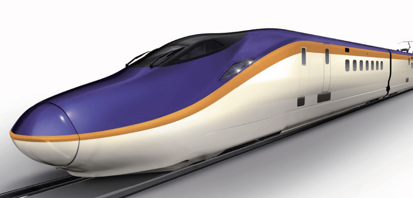 預計從2024年啟用於山形新幹線的新E8系列。(Image credit: JR East / Shinoda)