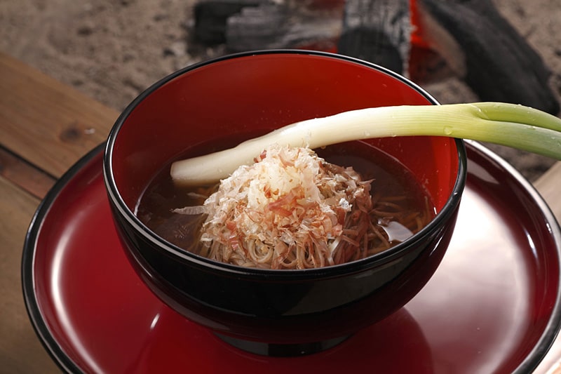 大蔥蕎麥麵。(Image credit: 福島県観光物産交流協会)