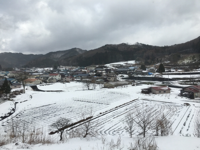 冬天的花輪線沿線風景。(Image credit: Kevin Koh)