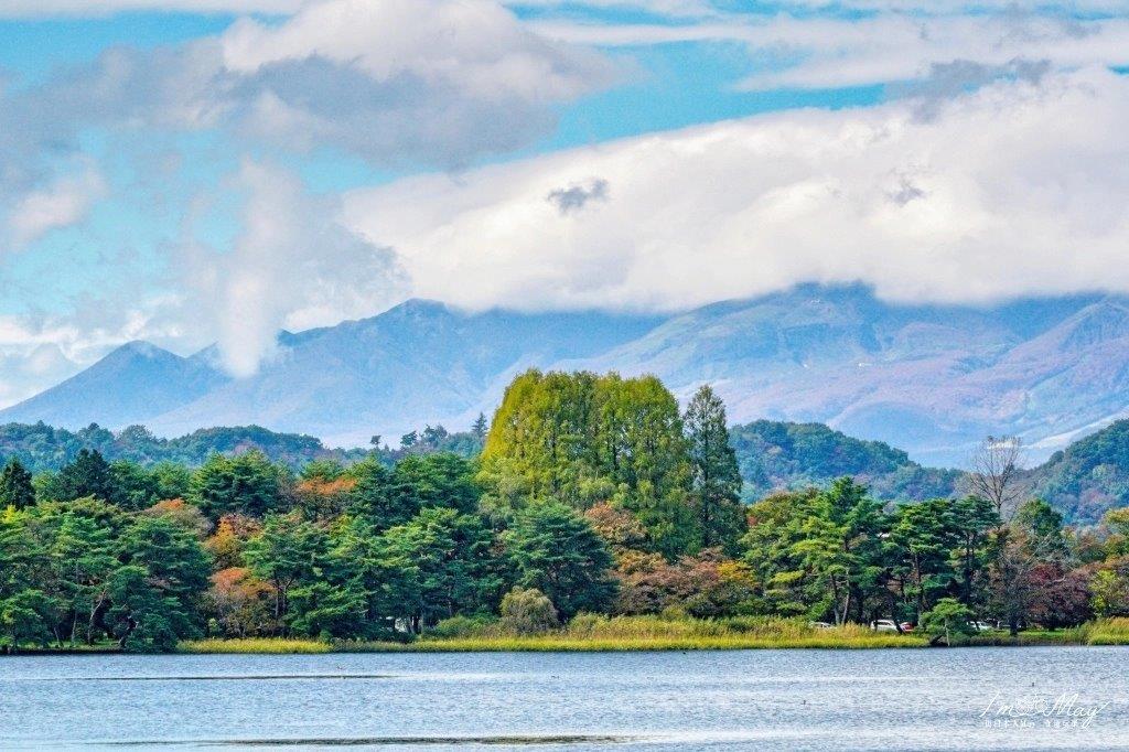 遠眺湖景