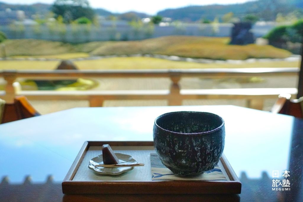 館內使用的茶碗，都是來自京都名家作品