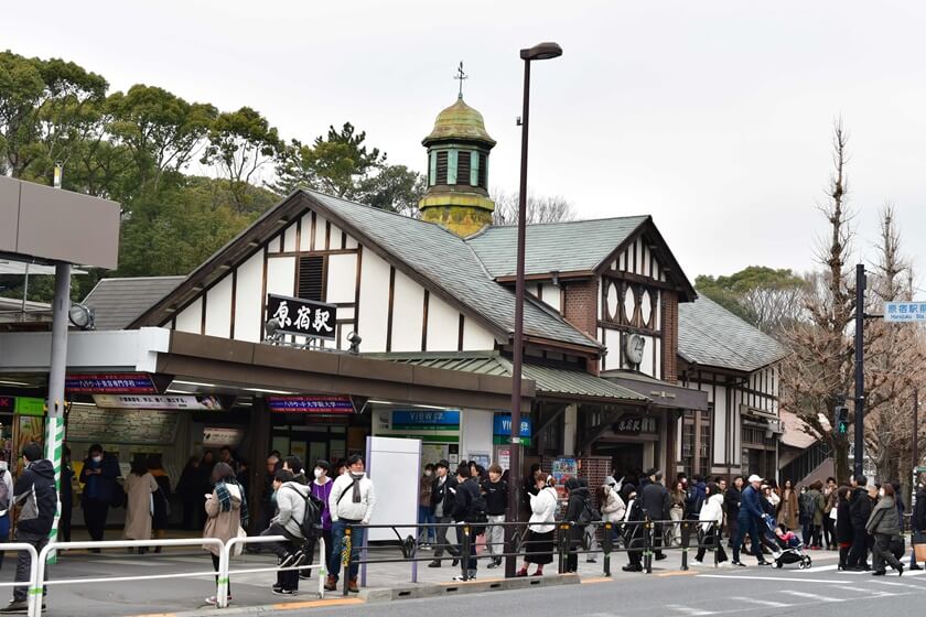 舊的原宿車站大樓。(Image credit: JR East)