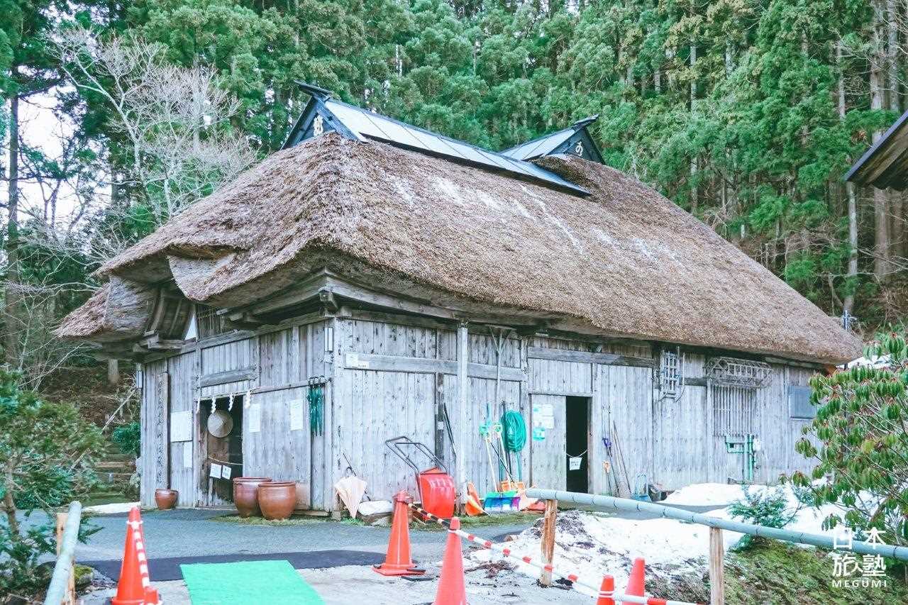 男鹿真山傳承館內，可以體驗生剝鬼在除夕夜到訪的場面