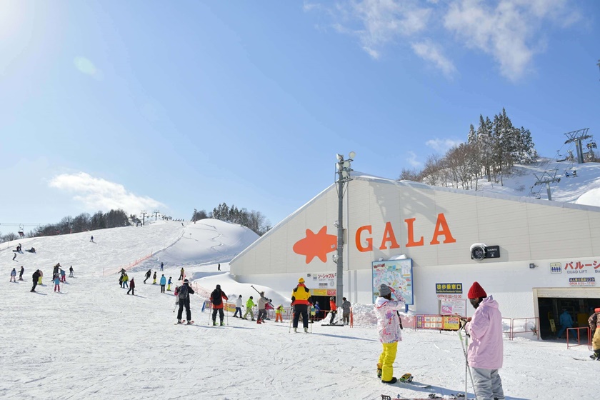 GALA湯澤雪地滑雪場的雪上樂園。(Image credit: GALA YUZAWA SNOW RESORT)