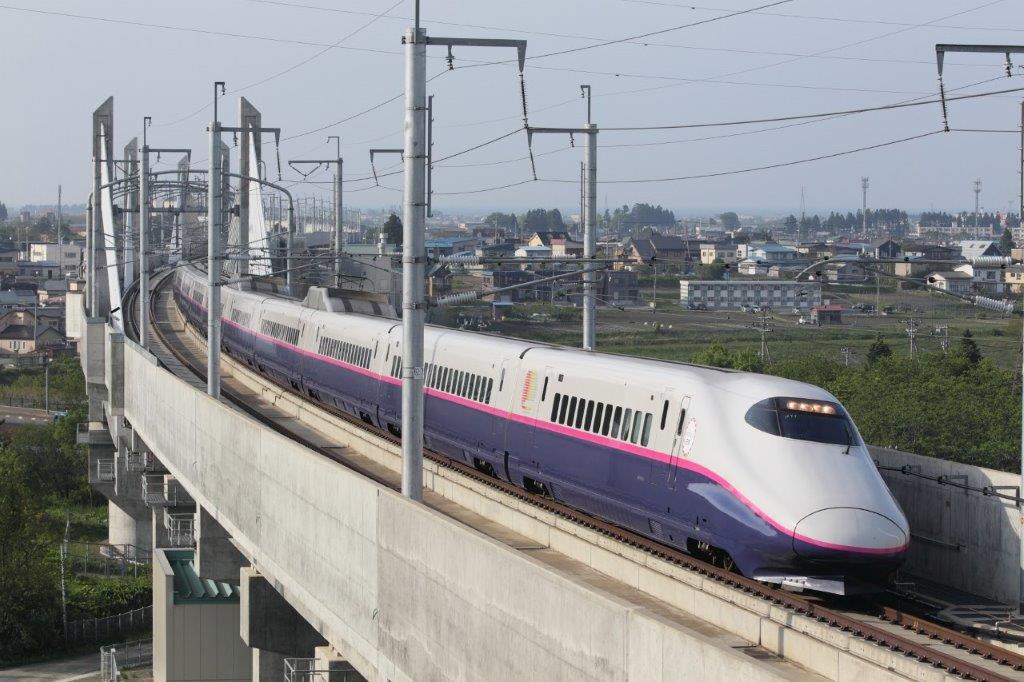 ▲新幹線はやて号（示意圖，非當時畫面）