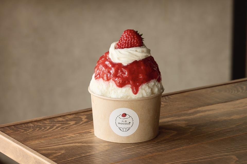 ▲北海道浦河草莓牛奶冰
