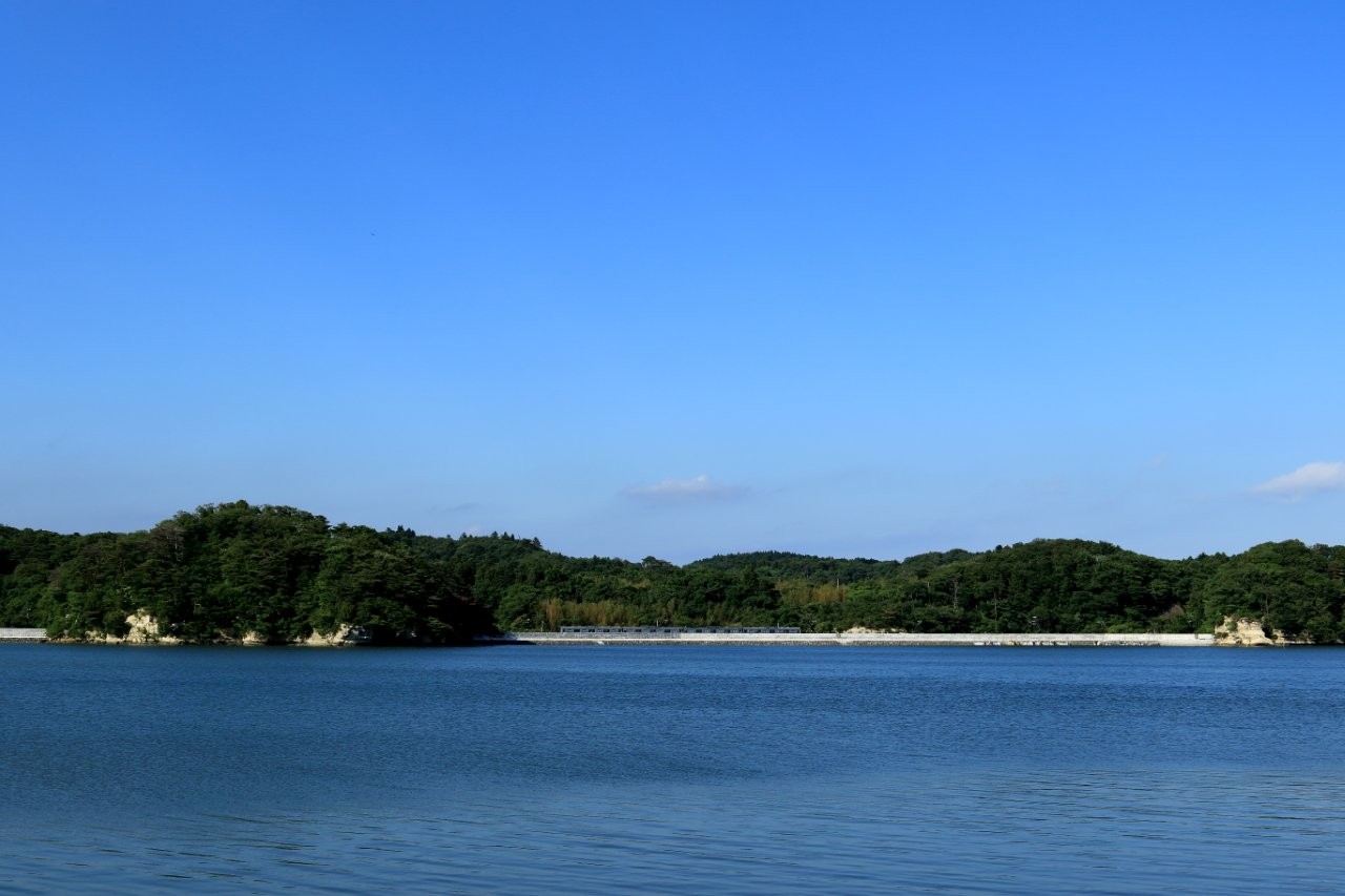 ▲回程的仙石線海景