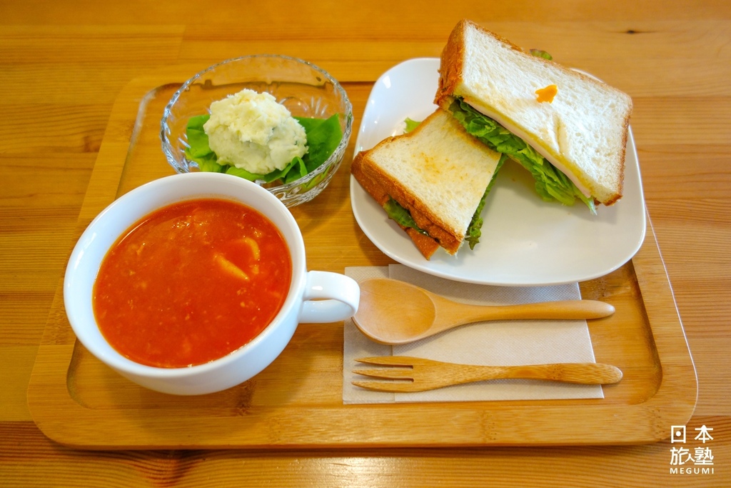 三明治與番茄湯，是美味的組合