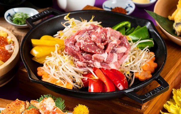▲日本美食季限定「成吉思汗烤羊肉」