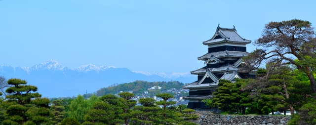 雄偉的松本城。(Image credit: Nagano Prefecture / JNTO)