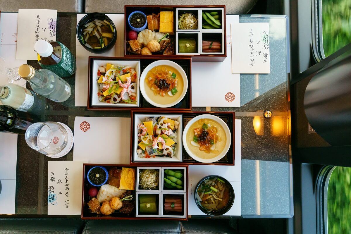 餐食內容示意圖（圖片來源：JR東日本）