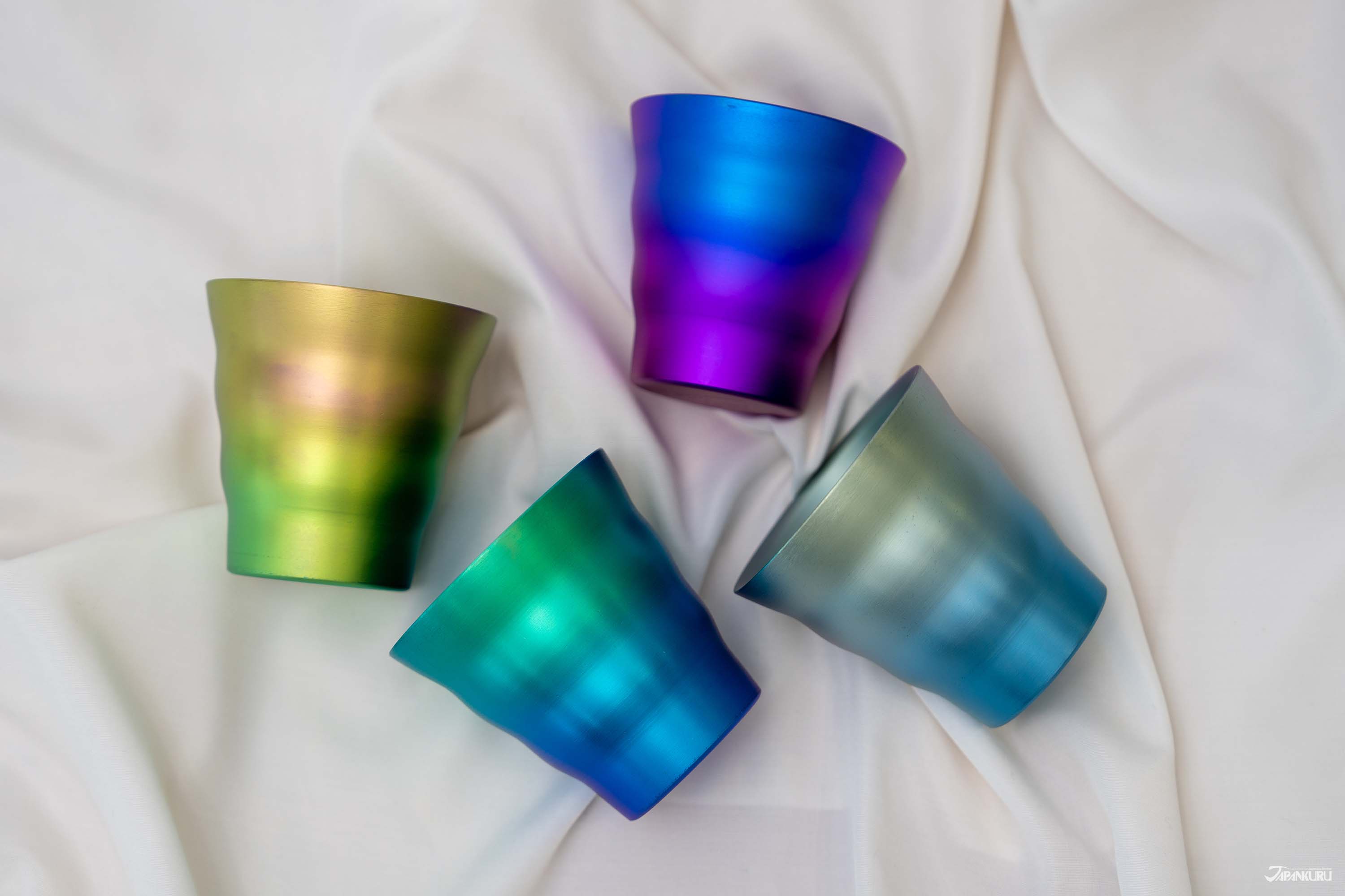 Art tech｜絢麗波紋勾勒出的高質感鈦金屬杯