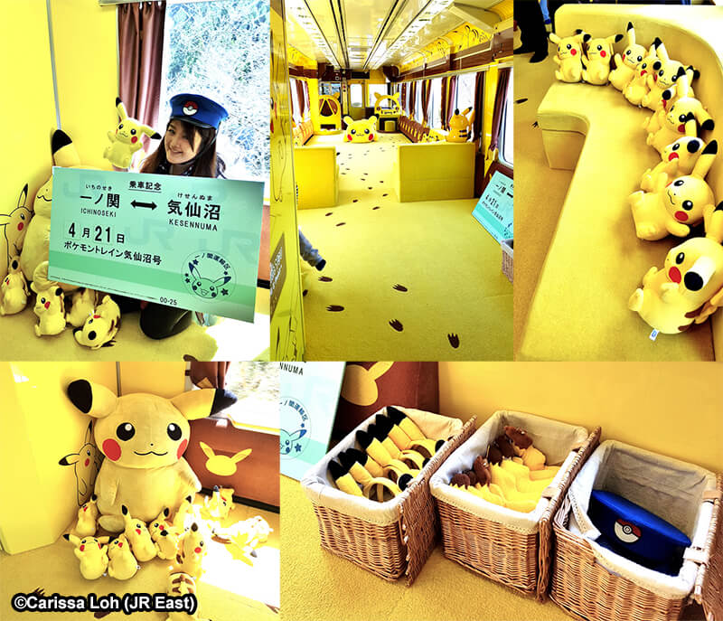 Playroom of the POKÉMON with YOU Train. (Image credit: JR East / Carissa Loh)