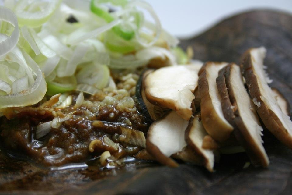 ▲早餐的朴葉味噌