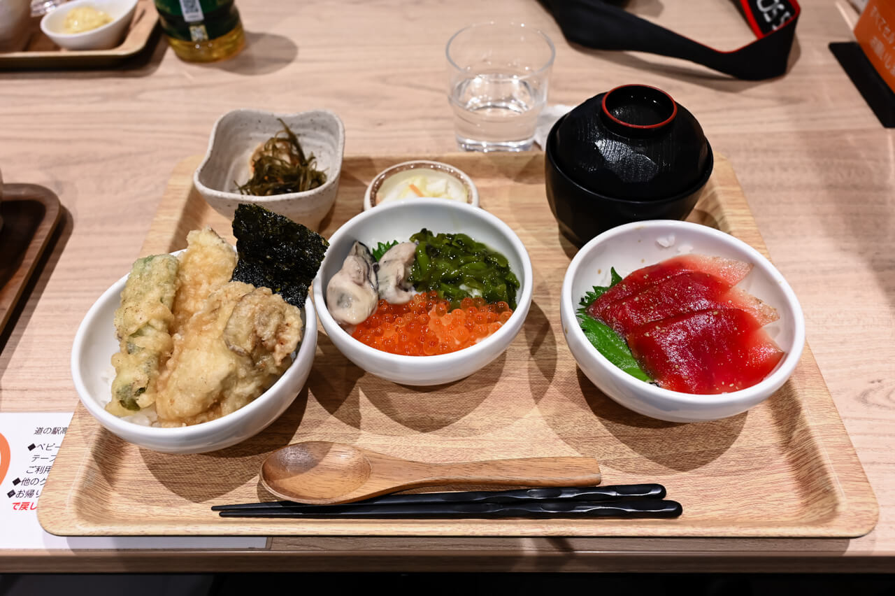 甚麼是價廉物美？在三陸吃新鮮的海鮮丼三食都只是1500日元而已，市區可能一碗都不止這個價錢。