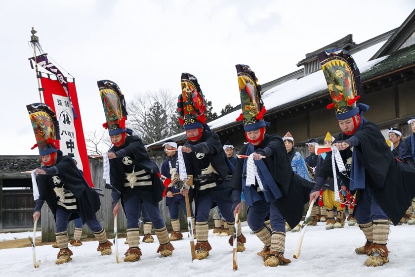 秋田縣生剝鬼節。(Image credit: Aomori Prefecture)