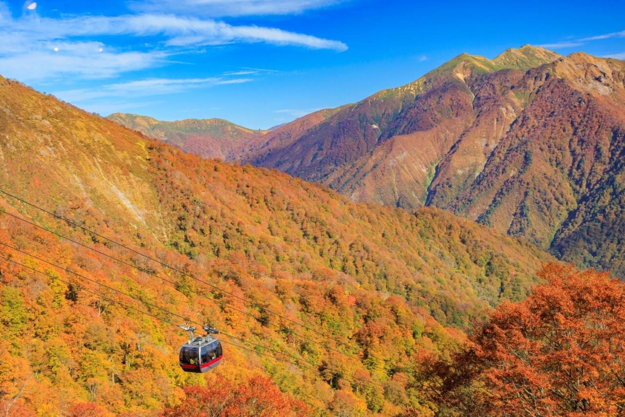 秋季時的谷川岳