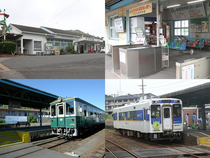 日本最西端（非JR營運的）的火車站。(Image credit: Hirado City)