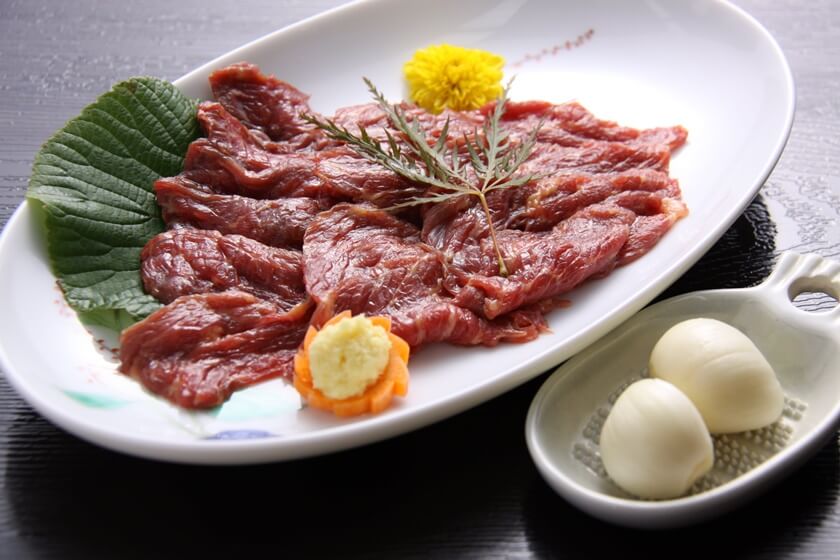 生馬肉。(Image credit: Yamagata Prefecture)