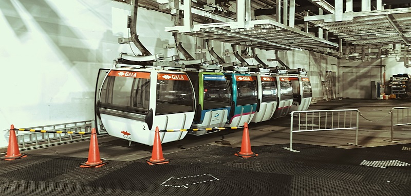 Gondola lifts to get up the mountain. (Image credit: JR East / Nazrul Buang)