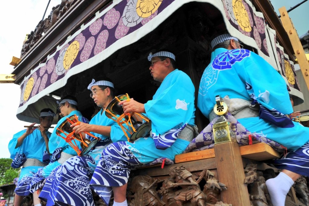 祭典使用的「佐原囃子」為日本三大囃子之一 （圖片提供：（公社）千葉線觀光物產協會）