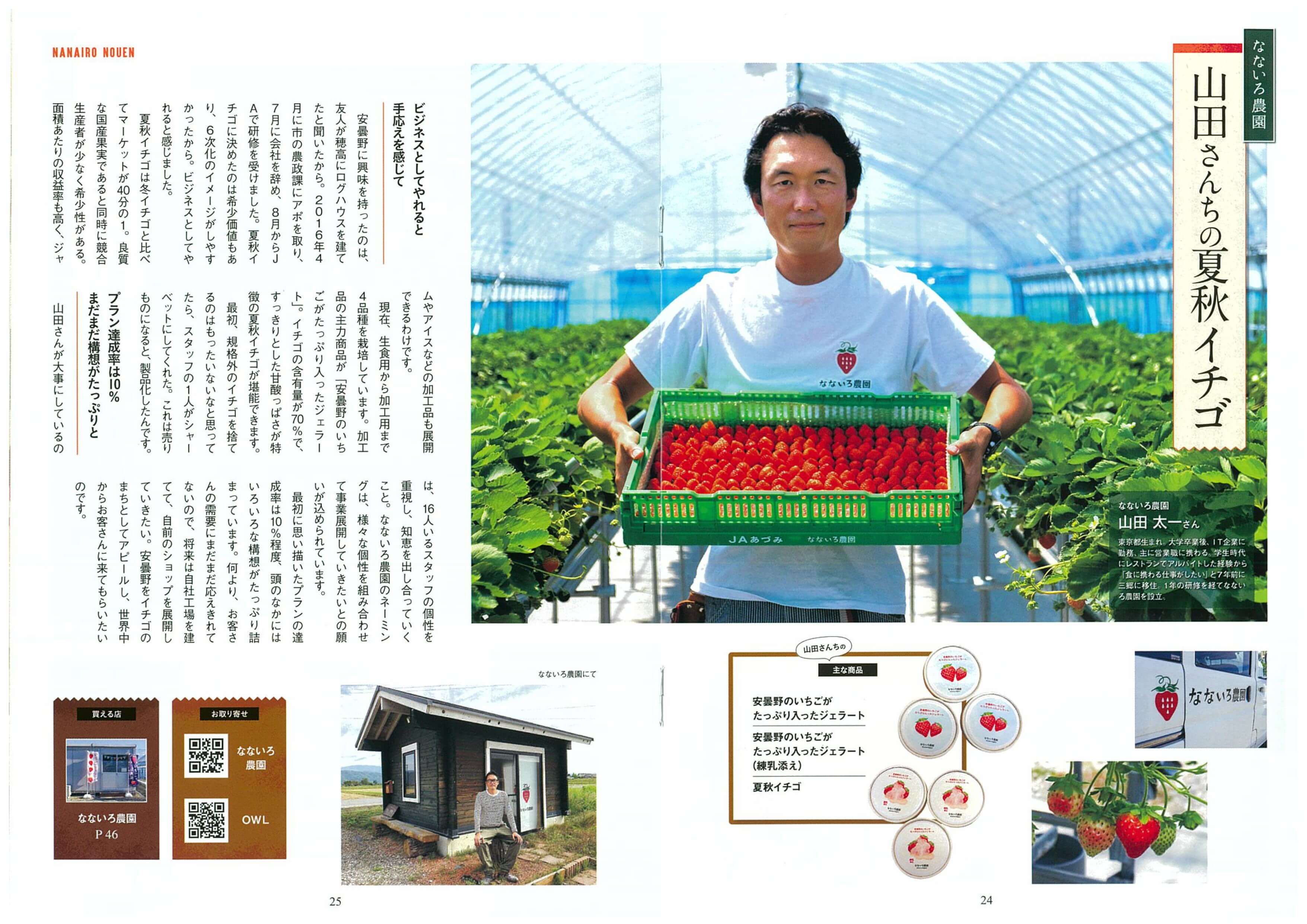 ▲農園老闆山田先生外表相當性格
