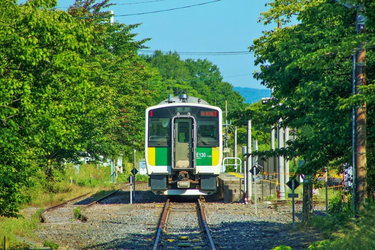 久留里線車站為久留里線的終點站，月台為1面1線
