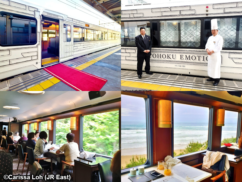 Take a ride on this fine-dining restaurant train. (Image credit: JR East / Carissa Loh)