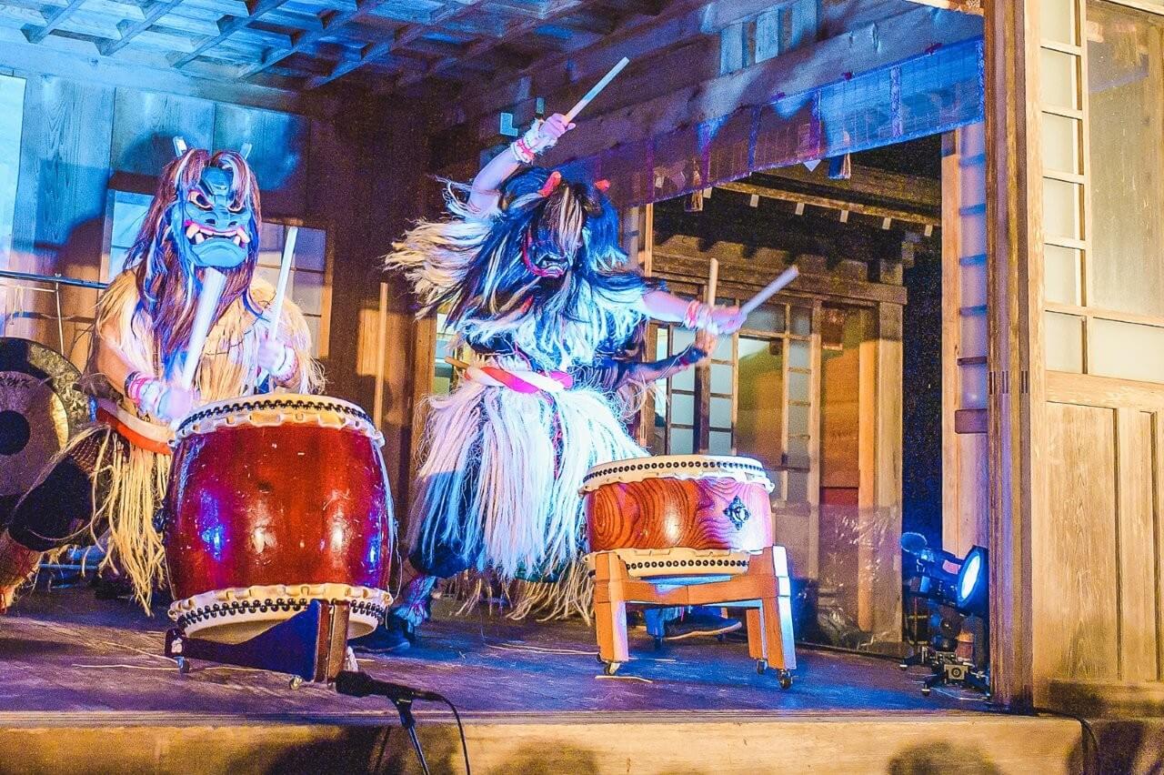 生剝鬼太鼓，氣勢磅礡，彷彿撼動靈魂