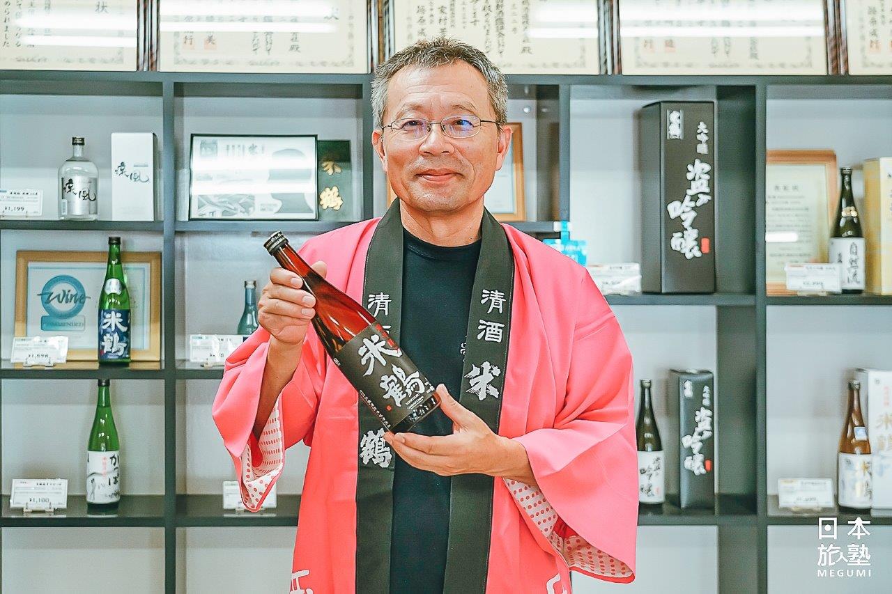 酒造的杜氏，擁有45年老經驗，推薦台灣朋友們來品嚐自豪之作「米鶴」