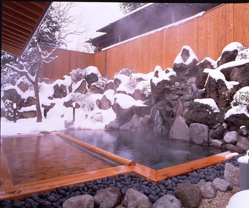 ▲冬天的山里乃湯