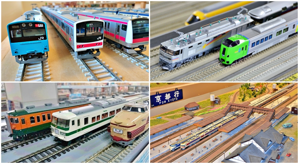 各種鐵道和電車模型。(Image credit: JR East / Kano)