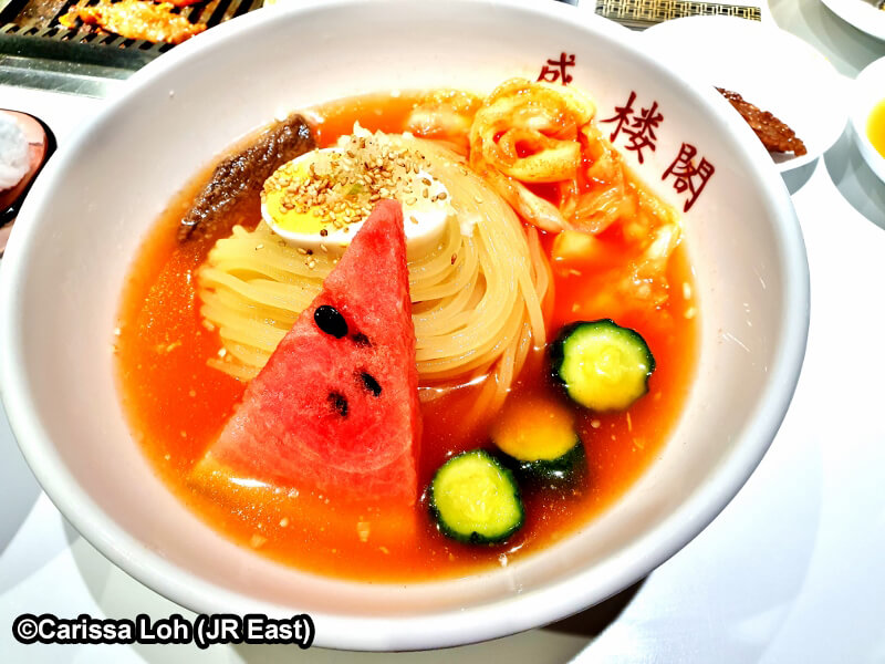 A delicious bowl of reimen. (Image credit: JR East / Carissa Loh)