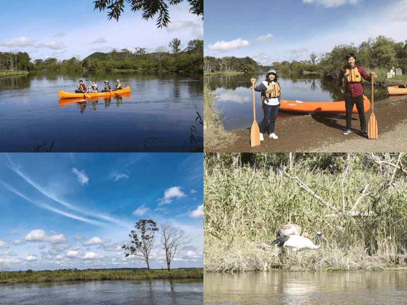 Canoeing is a fun activity to enjoy at the Kushiro Shitsugen National Park. (Image credit: Hokkaido Railway Company)