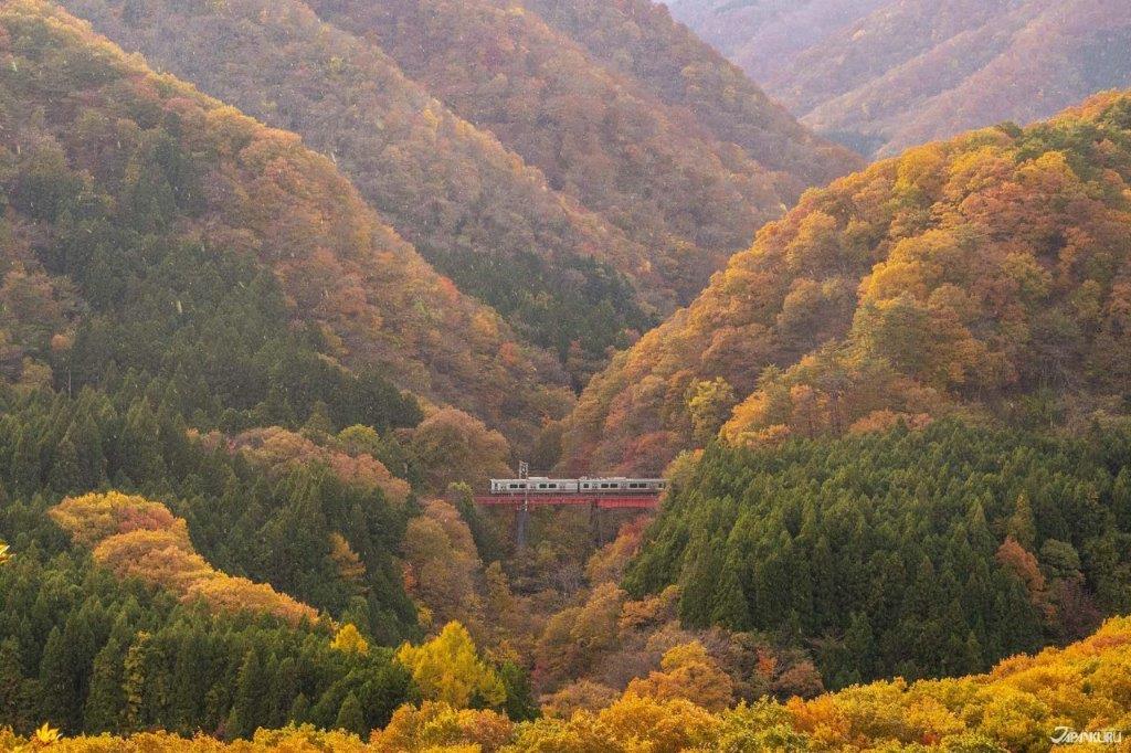 山形賞楓景點推薦 #02仙山線山寺與藏王纜車紅葉之旅