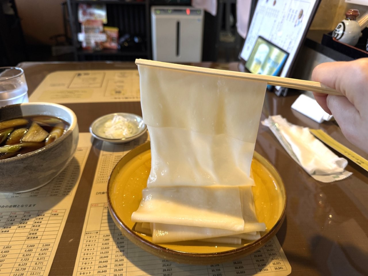 從日本三大烏龍麵再吃到群馬三大烏龍麵，甚至還有寬得像一張紙的烏龍麵！