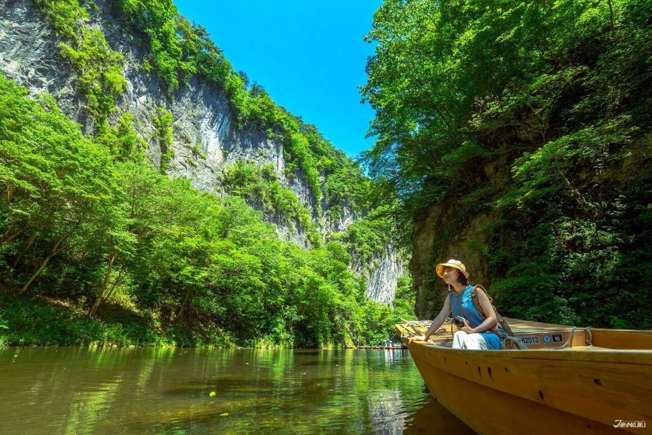 新幹線極北青函行 #03岩手篇：平泉溫泉與世界遺產 溪谷輕舟嚐飛天糰子