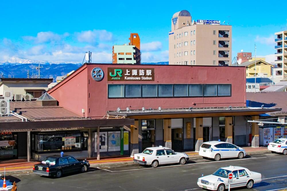 ＜JR上諏訪站＞感受月台足湯與湖城魅力・發現不一樣的上諏訪