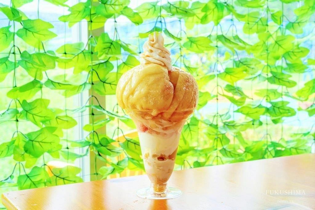 飯坂溫泉まるせい果樹園農家カフェ「森のガーデン」| 體驗現採水蜜桃、超浮誇水蜜桃聖代